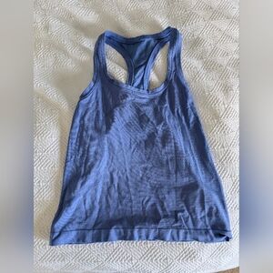 Women's Blue Racerback Tank Top